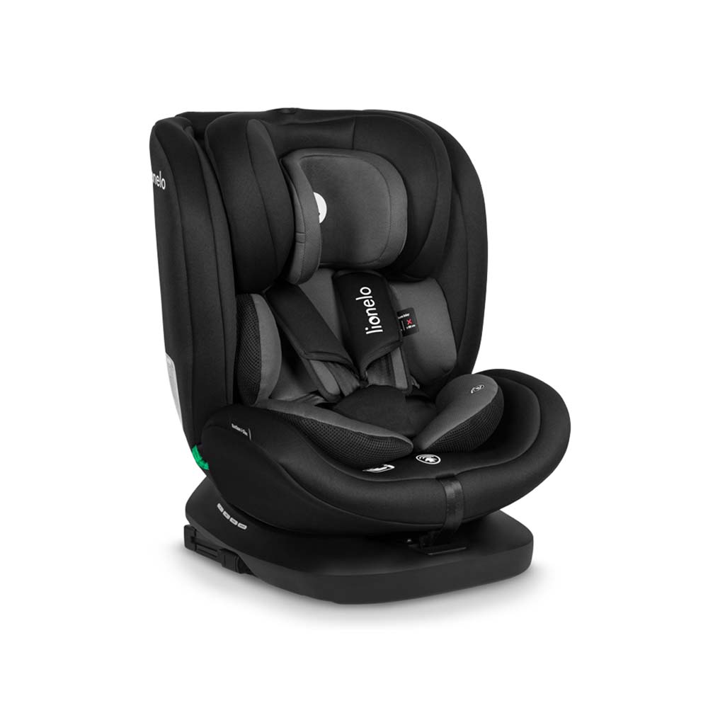 01 lionelo autosjedalica bastiaan i size 0 36 kg 40 150 cm 360 black grey 1
