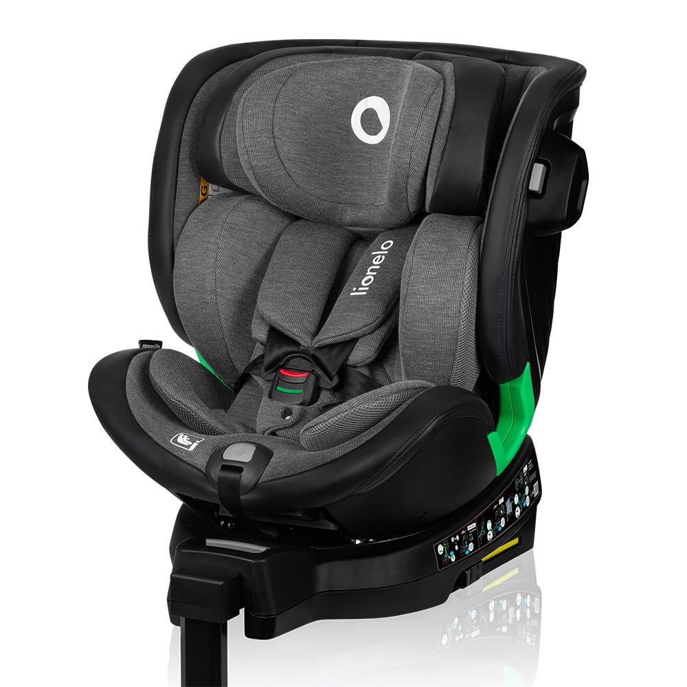 01 lionelo autosjedalica harmony i size 0 36 kg 40 150 cm 360 graphite leatherjpg 1