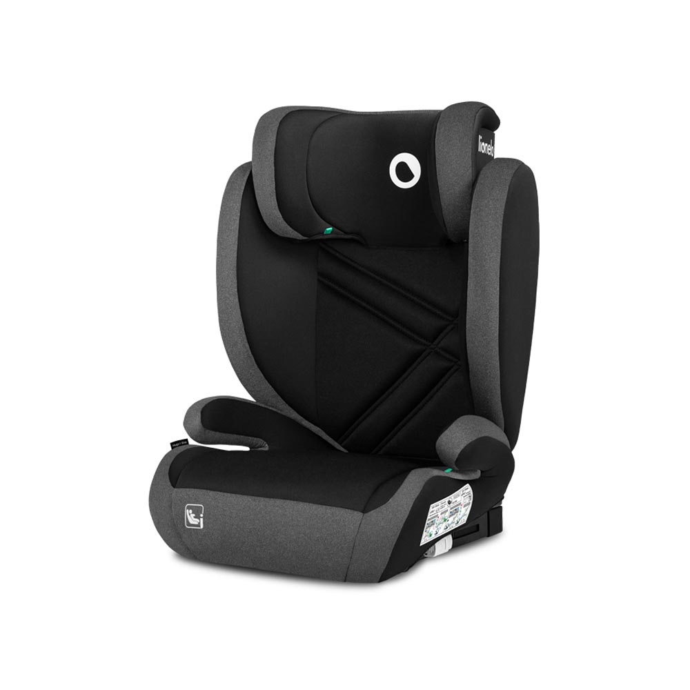 01 lionelo autosjedalica hugo i size 15 36 kg 100 150 cm black grey 1