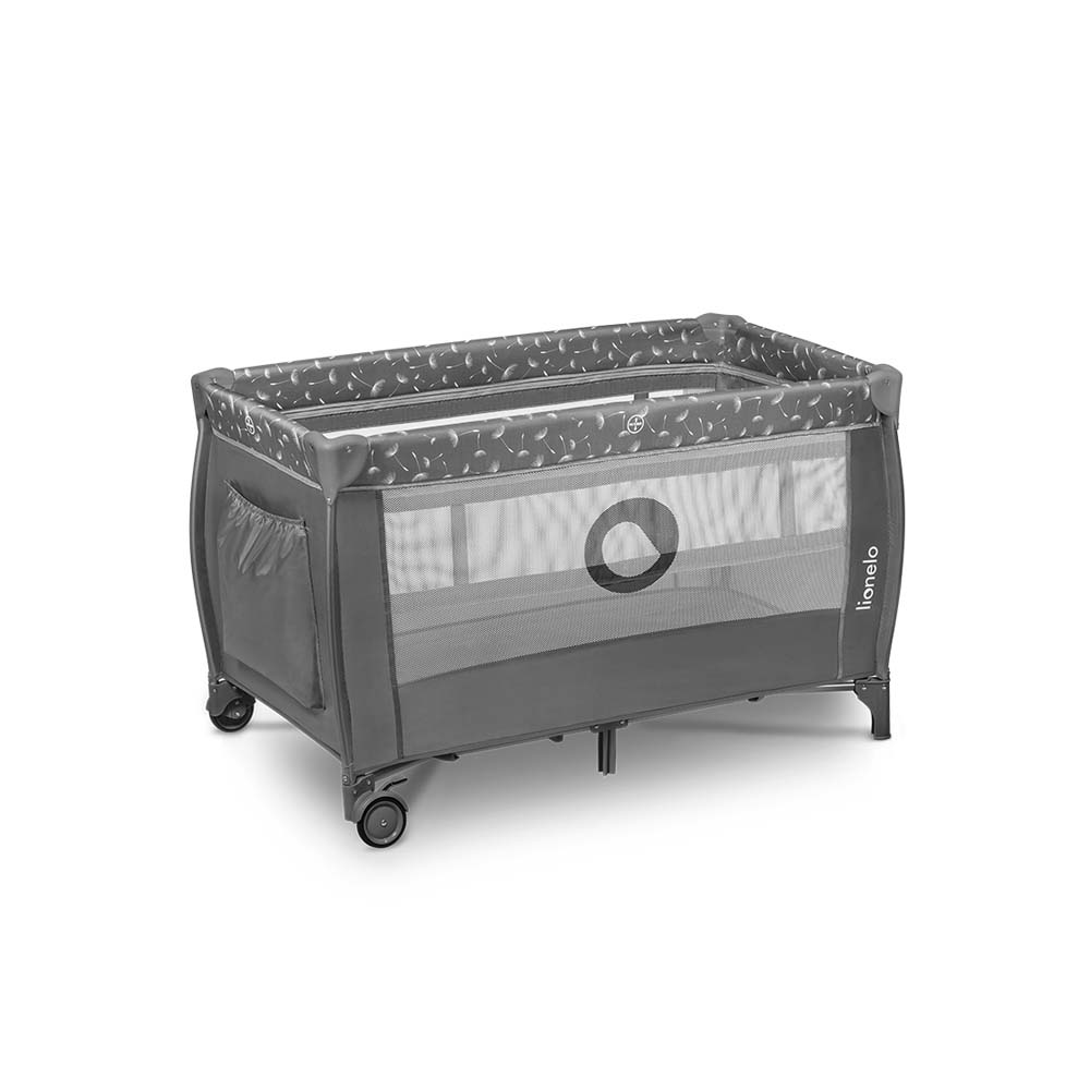 01 lionelo putni krevetic 2u1 stefi plus grey white 1