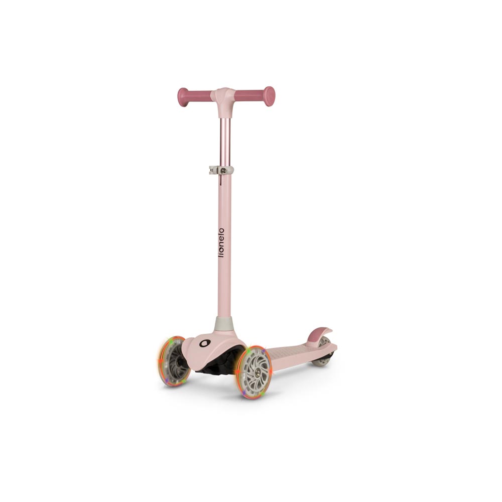 01 lionelo romobil jessy led pink rose