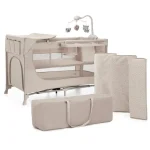 02kinderkraft putni krevetic s dodacima 3u1 joy 2 beige