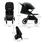 06kinderkraft sportska kolica mitzy ink black