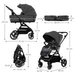 07 kinderkraft djecja kolica yoxi mink pro 3u1 moonlight greyjpg