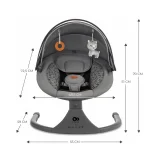 08kinderkraft elektricna njihaljka lumi 2 dark grey 1