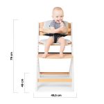 kinderkraft hranilica 3u1 enock bijela natur 9