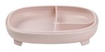 Divided Suction Plate Blush 3B