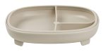 Divided Suction Plate Latte 3B