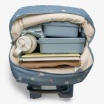 Kids Backpack Spaceship Dusty Blue 6