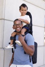 MiniMeis Black Premium Backpack Lifestyle 2
