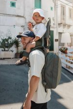MiniMeis Olive Premium Backpack Lifestyle 3