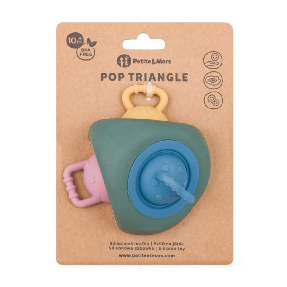 01 petite mars silikonska senzorna igracka pop triangle 10 m misty greenjpg