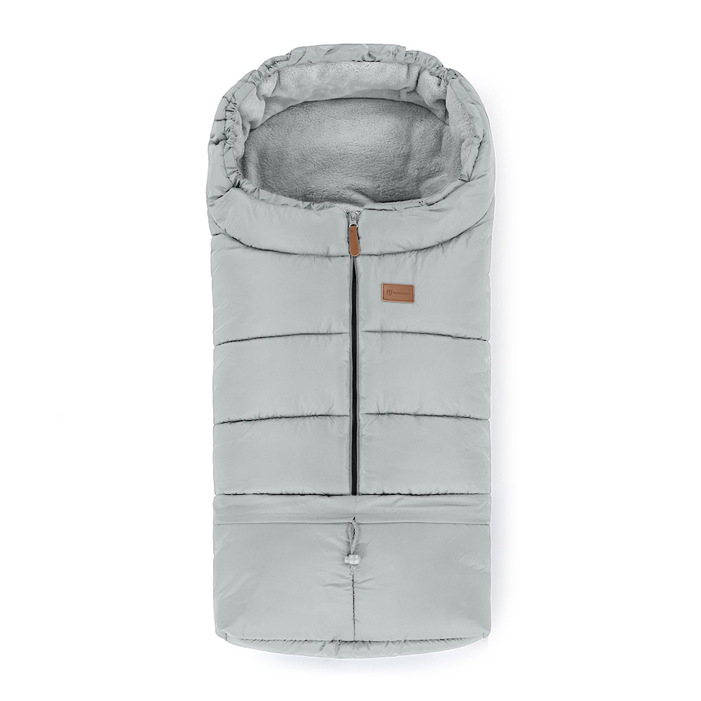 01 petitemars footmuff jibot 3 u 1 zimska vreca za kolica quiet greyjpg
