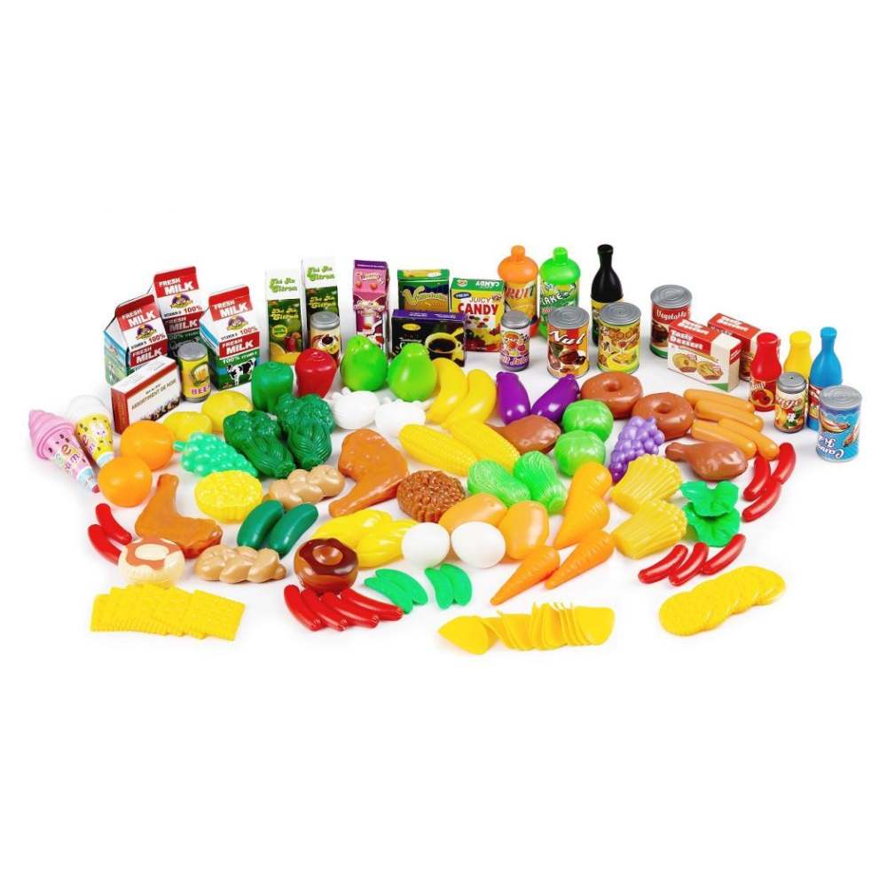 01 plastican set hrane povrce s dodacima 120 komada