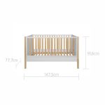 09 bellamy tatam krevet 140x70 cm white pine 1
